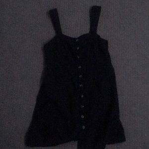 American Eagle black dress with buttons